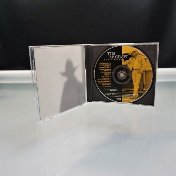 All I Want by Tim McGraw CD 1995 Curb Records With Fun Addicts Card - Picture 4 of 9